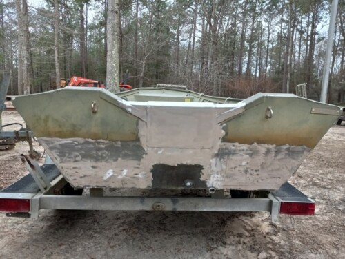 Transom rebuild and bracing