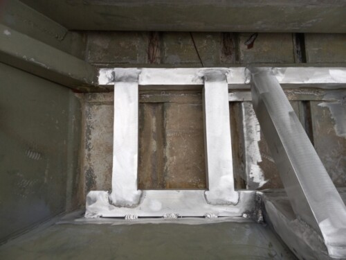 Transom rebuild and bracing