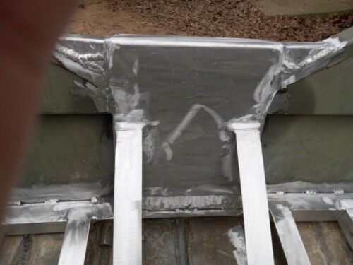 Transom rebuild and bracing