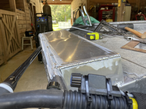 12' John Boat front deck and trolling motor mod