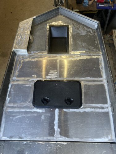 12' John Boat front deck and trolling motor mod